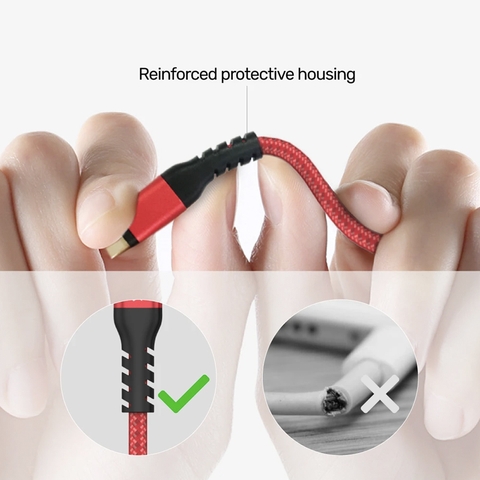 Cáp USB C to Lightning MFI 1 mét Unitek C14060RD - USB type-C to Lightning made for iPhone iPad