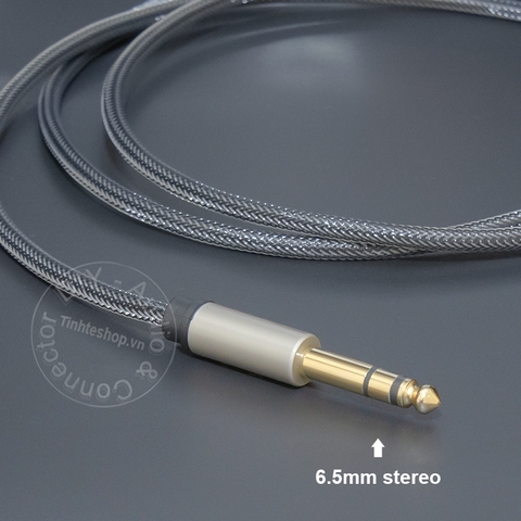 USB type C sang 6.5 stereo 0.5 đến 5 mét - USB-C to 6.35mm TRS HIFI ALC5686 32bit cable