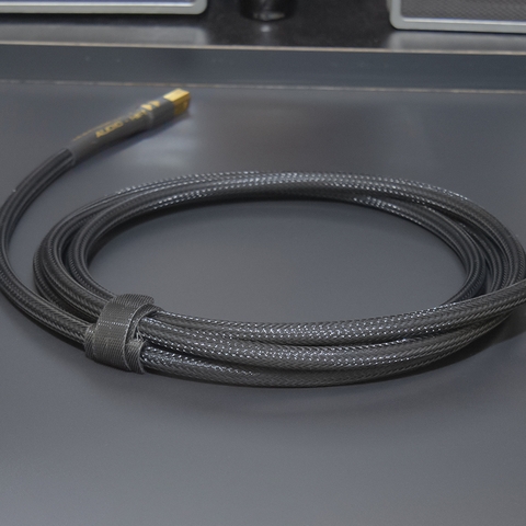 Dây USB cắm DAC đồng 6N mạ bạc - DIY USB AM to BM cable, 6N silver-plated copper, converts digital audio