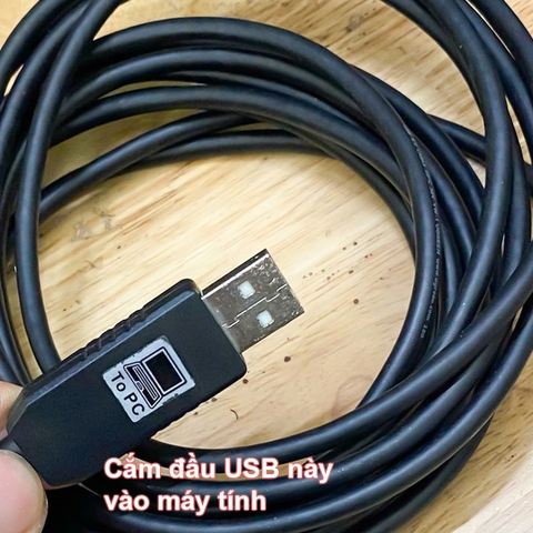 Cáp USB 2 đầu đực RS232 chipset CH340 điều khiển vang số Dapro, Dbacoustic Pro2 max, BF,.. X3, X5, X6, X8, X12, BFaudio