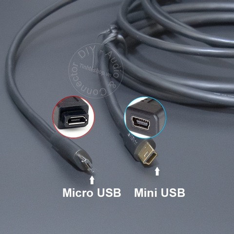 Dây USB C sang micro USB - DIY USB type C to Micro USB data cable