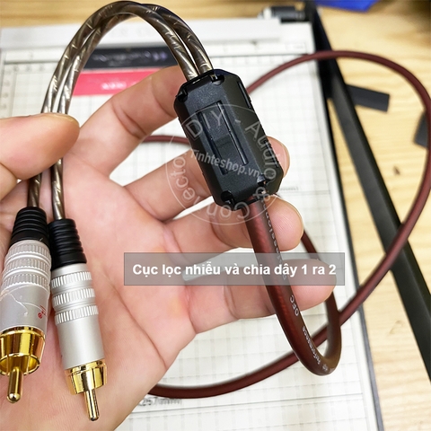 Cáp XLR sang 2 AV DIY 0.5M đến 5M - XLR female to 2 RCA cable