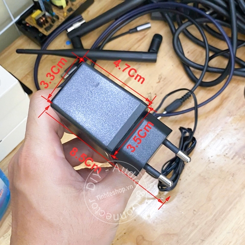 Adapter AC sang DC 12V 2A chân cắm 5.5x2.1mm