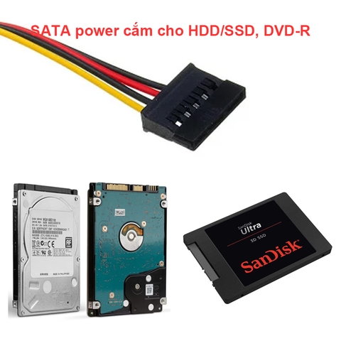 Dây nguồn 10pin sang SATA cho máy chủ HP DL380 G6 G7