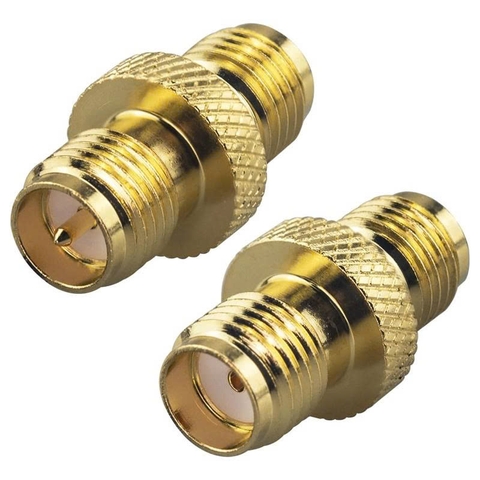 Đầu nối RP SMA đực sang cái được nâng cấp Bộ chuyển đổi RP-SMA đực sang RP-SMA  cái mạ vàng