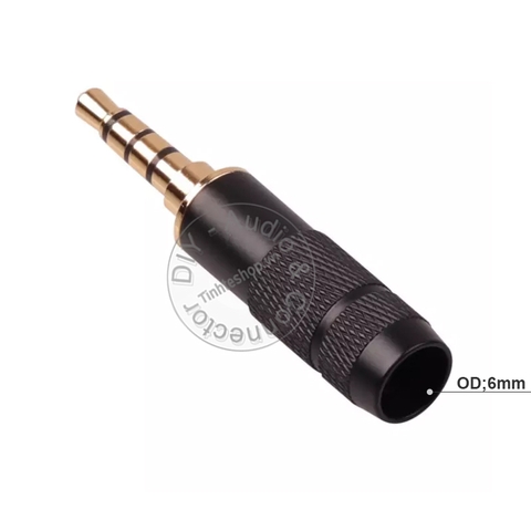 Jack 3.5mm 4 nấc TRRS hàn chân cắm cho Tai nghe Loa TV box android - 1/8" 4-pole audio jack soldering tip