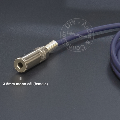 Dây 3.5 mono nối dài DIY 0.3 mét đến 5 mét - Mono 3.5mm male female