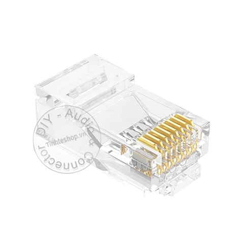 Đầu bấm RJ48 RJ50 UTP 1 chiếc - 10P10C RJ50 RJ48 plug