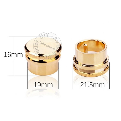 Nắp bịt cổng canon mạ vàng 24K 1 chiếc - XLR Port Guard