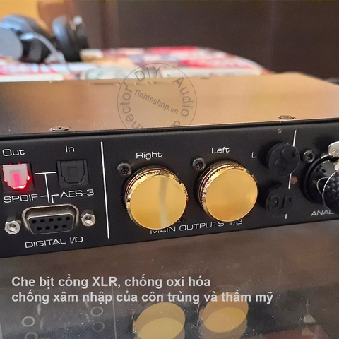 Nắp bịt cổng canon mạ vàng 24K 1 chiếc - XLR Port Guard