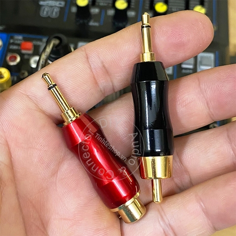 Jack AV sang 3.5 mono - DIY male 3.5mm mono to RCA adapter