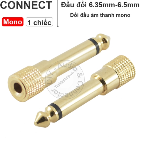 Cáp chuyển 6.5 sang 3.5 mono cho micro Loa kéo Máy trợ giảng DIY 0.2M đến 5M