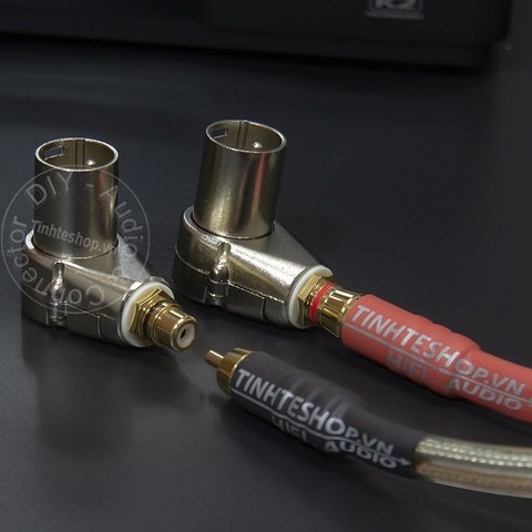 Jack hoa sen sang canon đực DIY 2 chiếc - RCA female to XLR male adapter