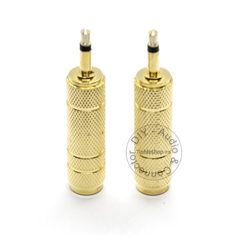 Rắc chuyển 3.5 sang 6.5 mono - Mono 3.5mm male to 6.5mm female adapter