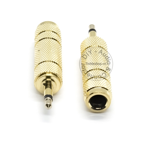 Rắc chuyển 3.5 sang 6.5 mono - Mono 3.5mm male to 6.5mm female adapter