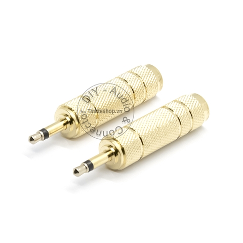 Rắc chuyển 3.5 sang 6.5 mono - Mono 3.5mm male to 6.5mm female adapter