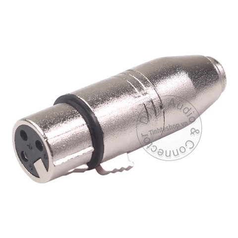 Jack chuyển canon ra 3.5 balanced microphone 1 chiếc - XLR female to 3.5mm female adapter
