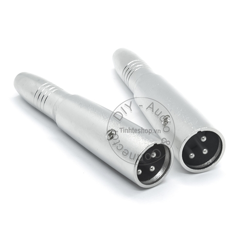 Đầu chuyển 6.5mm sang XLR đực stereo/mono - 6.5mm female to XLR male adapter