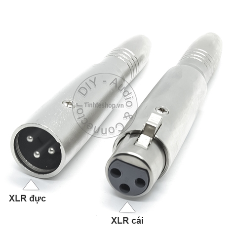 Đầu chuyển 6.5mm sang XLR đực stereo/mono - 6.5mm female to XLR male adapter