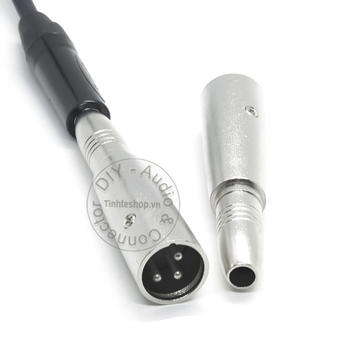 Đầu chuyển 6.5mm sang XLR đực stereo/mono - 6.5mm female to XLR male adapter