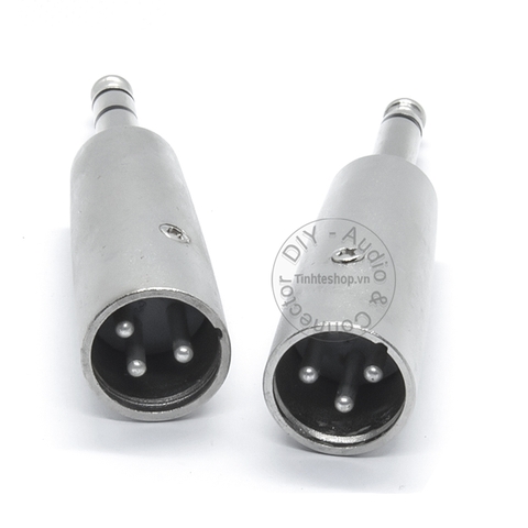 6.5 sang XLR đực - 6.5mm male mono to XLR male jack plug