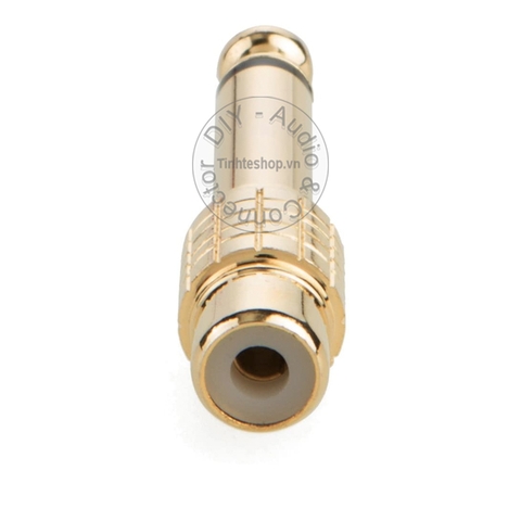 Jack 6.5 sang hoa sen 2 chiếc - 6.35mm male mono to RCA female adapter