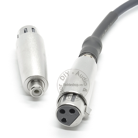 Giắc chuyển đổi canon cái sang AV 2 chiếc - XLR female to RCA female jack plug