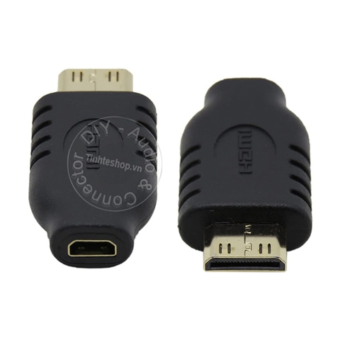 Đầu chuyển Mini HDMI đực sang Micro HDMI cái - Micro HDMI female to Mini HDMI male adapter