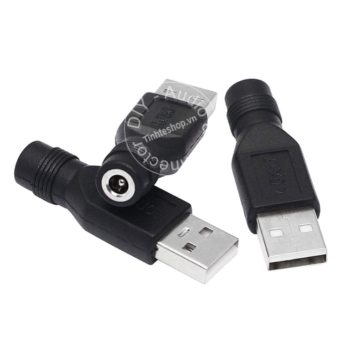 Đầu đổi nguồn USB sang chân tròn 4.0x1.7 - DC USB male to 4.0x1.7mm female power adapter