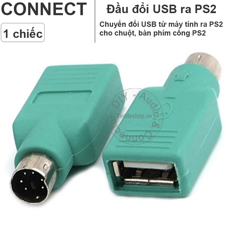 Đầu đổi USB sang PS2 -USB to PS2 adapter