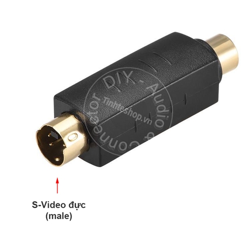 Đầu đổi S Video sang AV 1 chiếc - RCA female to S-Video male adapter