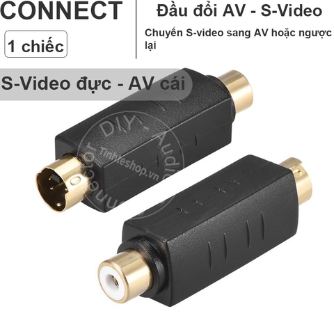 Jack chuyển S Video ra AV 1 chiếc - S-Video female to RCA male adapter
