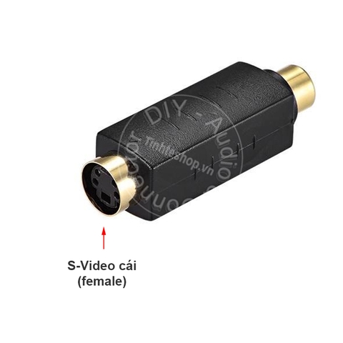 Giắc chuyển AV sang S video 1 chiếc - S-Video female to RCA female adapter