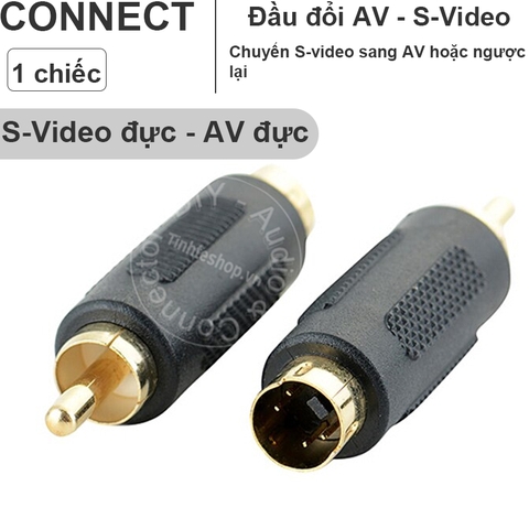 Đầu đổi S Video sang AV 1 chiếc - RCA female to S-Video male adapter