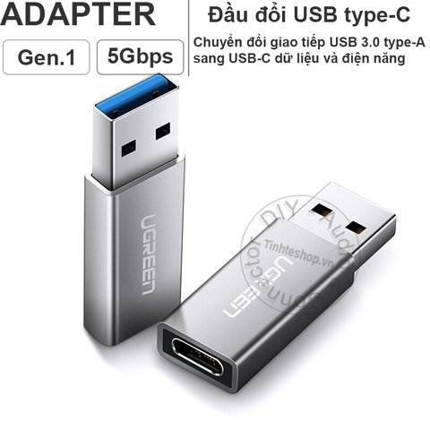 USB 3.0 ra USB-C Ugreen 30705 - USB 3.0 AM to USB type-CF