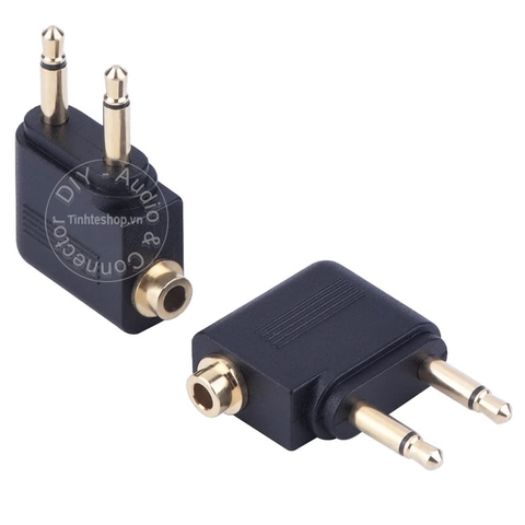 Jack cắm tai nghe 3.5mm trên máy bay gold 24K - In-flight headphone jack