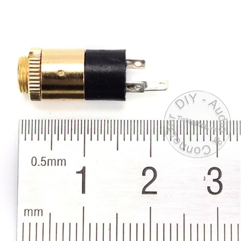 Đầu hàn cổng 3.5 cái lắp bảng điều khiển âm tường 1 chiếc - 3.5mm female stereo connector