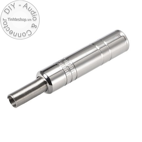 Đầu hàn jack 6.5mm cái stereo/mono chuôi lò xo OD6mm