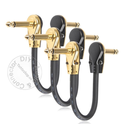 Đầu hàn jack 6 ly vuông góc cho bộ chỉnh âm giutar - 6.5mm mono solder connector for equalizer