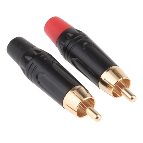 1 chiếc - Đầu hàn cổng AV RCA Coaxia SPDIF - RCA audio video solder connectors OD6mm