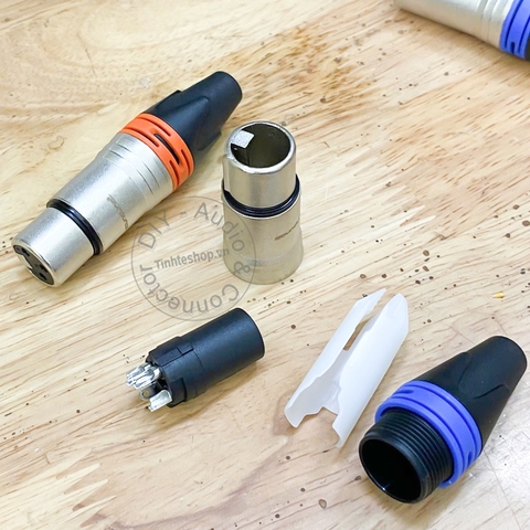 Jack canon cái hàn cho Microphone Mixer - XLR female balanced audio repair solder plug