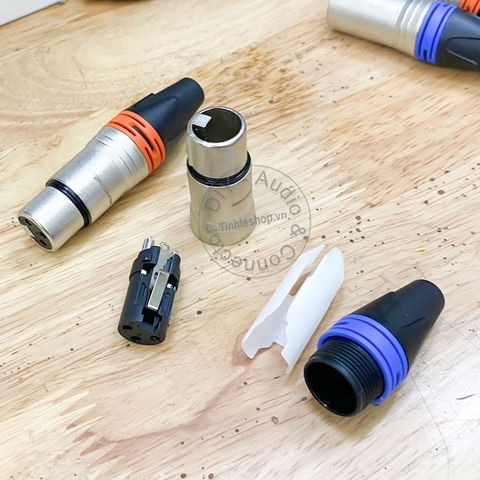 Jack canon cái hàn cho Microphone Mixer - XLR female balanced audio repair solder plug