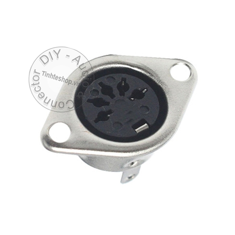 Ổ cắm DIN 3 đến 13 Lắp thùng máy Trên giá đỡ - DIN 3pin to 13pin female socket