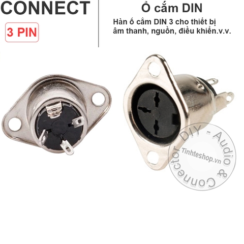 Ổ cắm DIN 3 đến 13 Lắp thùng máy Trên giá đỡ - DIN 3pin to 13pin female socket