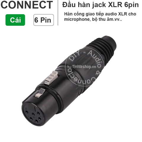 Jack canon 7pin đực cái - 7 pin XLR soldering tip