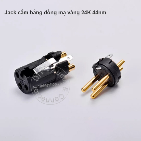 Jack canon nhỏ gọn cho Micro camera - The most compact male and female XLR balanced audio plugs possible