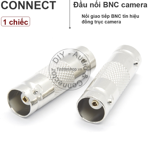Đầu nối BNC 2 cổng cái 1 chiếc - BNC female to BNC female connector