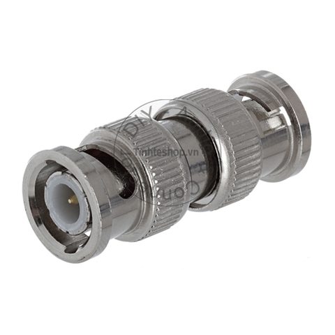 Đầu nối BNC cáp đồng trục 2 cổng đực - BNC male to male connector
