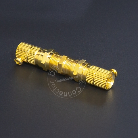 Combo đầu nối và chuôi vặn jack F5 cho anten TV đầu thu kỹ thuật số - Đầu nối cáp đồng trục