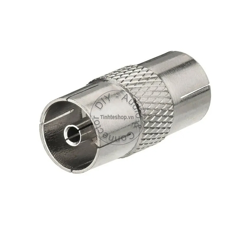 Đầu nối 2 cổng cái giắc cắm ăng ten TV - PAL anten TV female connector